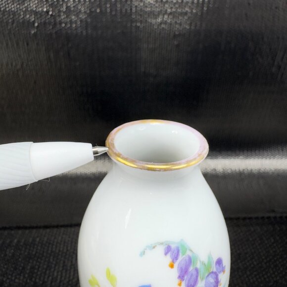 Vintage Rosenthal Selb Bavaria Hand Painted Bud Vase Porcelain Signed K Bloch - Picture 6 of 11